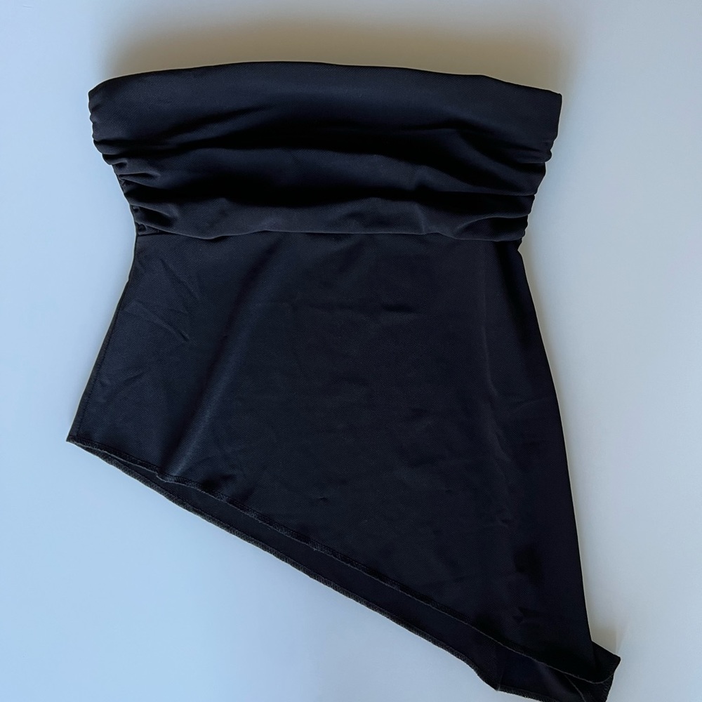 Urban outfitters black strapless top